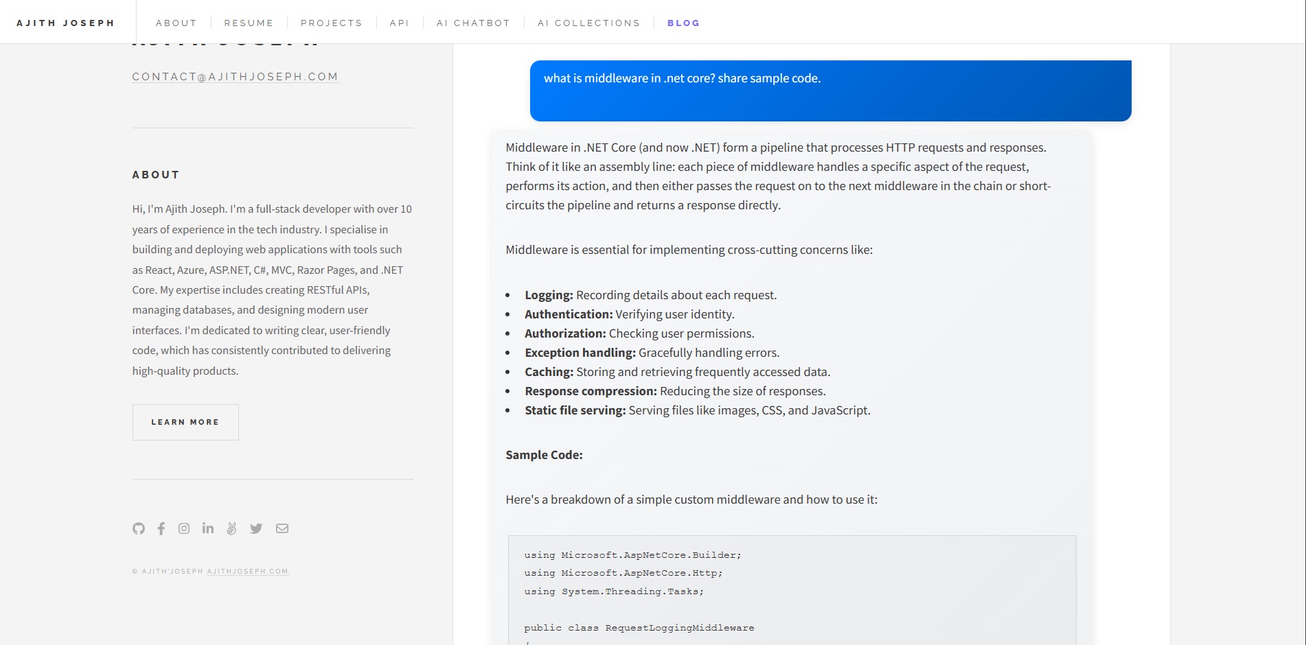 AI Chatbot