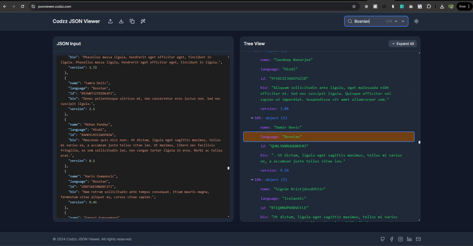 JSONExplorer