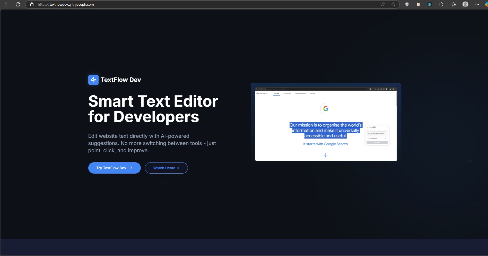 TextFlow Dev